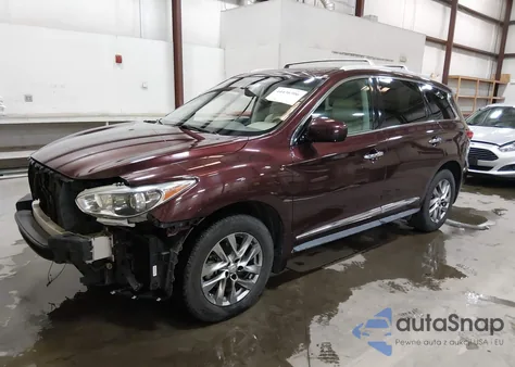 2013 Infiniti Jx35 z USA, uszkodzony, nr VIN 5N1AL0MM7DC326161